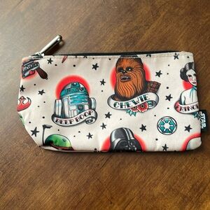 Loungefly Star Wars zip pouch approx 8x5